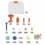 Kit d'ingénierie et de construction pour enfant magasin jouet maroc kidcado198 pieces