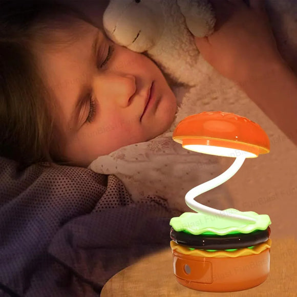 BurgerLamp : Lampe Rechargeable Hamburger, Pratique et Sécurisée