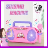 MicRadio - Micro Karaoké Enfant avec Lumières et Connexion Musique