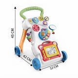 BabyStep 2-en-1 : Trotteur Évolutif avec Table de Jeux