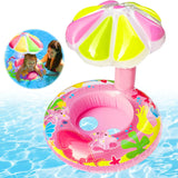 Mushroom Floaty :  Bouée Bébé avec Parasol et Siège de Sécurité