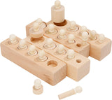 CylindersSockets : Jeu d'Assemblage et d'Empilage en Bois