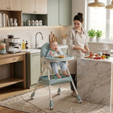 EvolveChair 3 en 1 : Chaise Haute Basculante pour Bébé