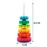 Stacker : Jeu d’Empilage Rotatif et Éveil Créatif pour Enfants