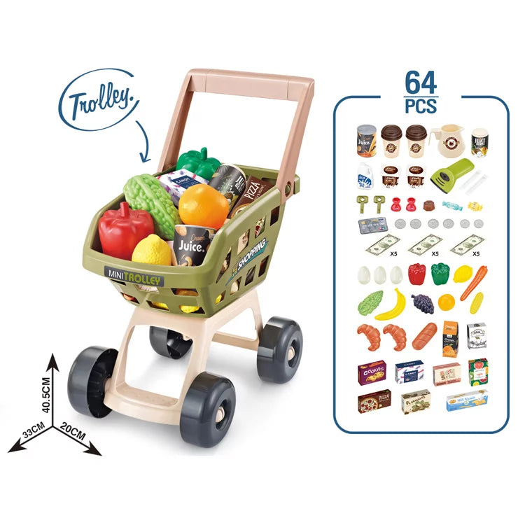 Kids SuperMarket : Supermarché et chariot pour enfant de kidcado