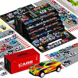 ContainerCars – Coffret avec 48 Mini Voitures Métalliques