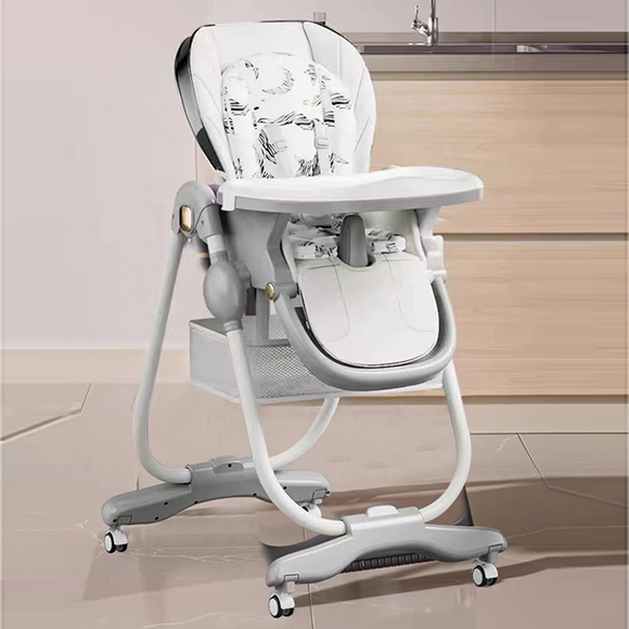 ElegantChair Blanc : Chaise Haute Bébé Pratique, Ergonomique et Sécurisée