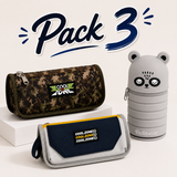 TrioCase : 3 trousses différentes dans un seul pack.