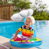 Mushroom Floaty :  Bouée Bébé avec Parasol et Siège de Sécurité