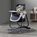 ElegantChair Bleu : Chaise Haute Bébé Pratique, Ergonomique et Sécurisée