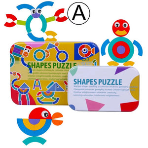 Puzzle en bois - ShapesPuzzle - Kidcado magasin de jeu et jouet Maroc