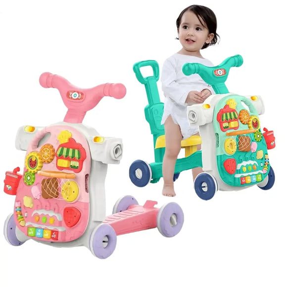 BabyWalker 4 in 1 : Trotteur Interactif d'Apprentissage.