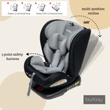 ChildSeat Noir et Gris : Siège Auto Isofix Ajustable