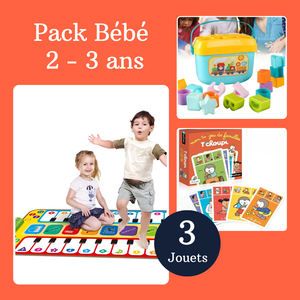 Pack Bébé 2 - 3 ans : 3 Jouets