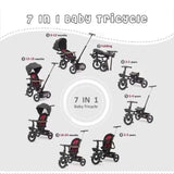 HandTricycle : Tricycle 7 en 1 Confortable et Sécurisé