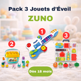 Pack ZUNO – 3 Jouets d’Éveil Créatif & Actif dès 18 Mois