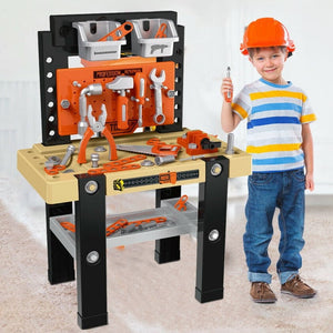 Coffret Bricolage Enfant HandyMan : 64 Pièces pour Découvrir le Bricolage