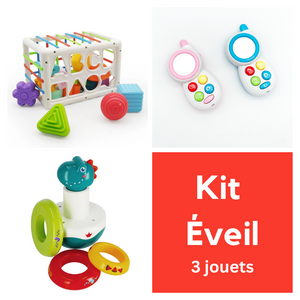 Kit Éveil - 3 Jouets d'éveil