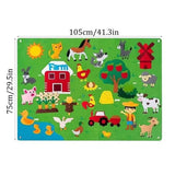 FarmPlayMat : Tapis en Feutrine Montessori