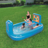 AquaSlide : Piscine Gonflable avec Toboggan pour Enfants