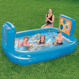 AquaSlide : Piscine Gonflable avec Toboggan pour Enfants