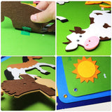 FarmPlayMat : Tapis en Feutrine Montessori