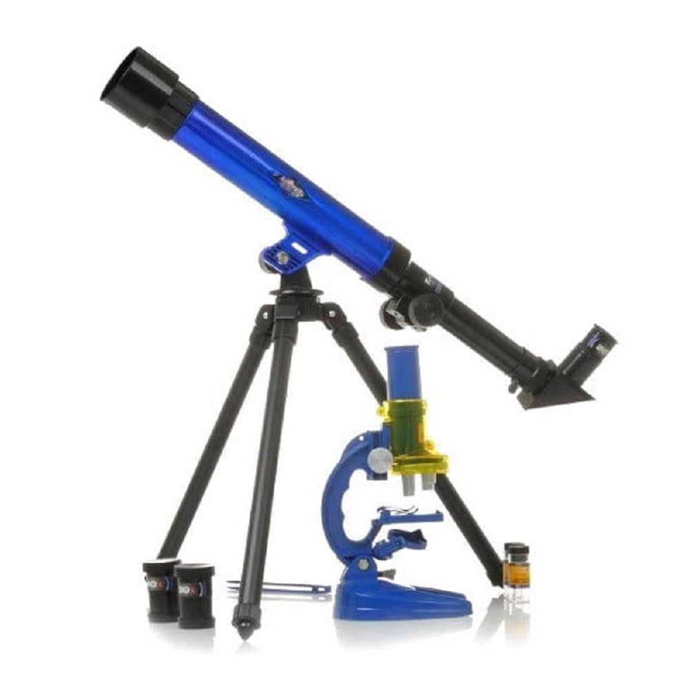 Microscope Et Télescope Portable LINKMICRO Pour Enfants - 300x/220x, Écran LCD, Carte Mémoire