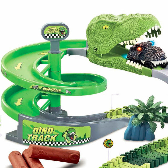Jouet Dinosaure Escaladeur électrique – 3 Dinos Montent Les Escaliers Avec Lumière Et Musique – À Partir De 3 Ans