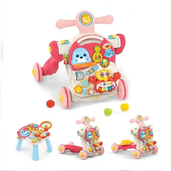 BabyWalker 4 in 1 : Trotteur Interactif d'Apprentissage.