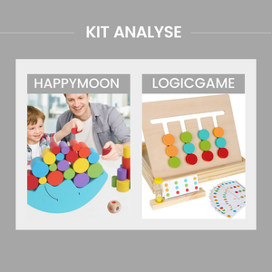 Kit Analyse : HappyMoon + LogicGame - Kidcado magasin de jeu et jouet Maroc