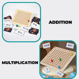 MathGame : Table De Multiplication et Addition en Bois - Kidcado magasin de jeu et jouet Maroc
